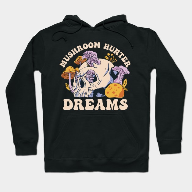 Mushroom Hunter Dreams Hoodie by Emmi Fox Designs